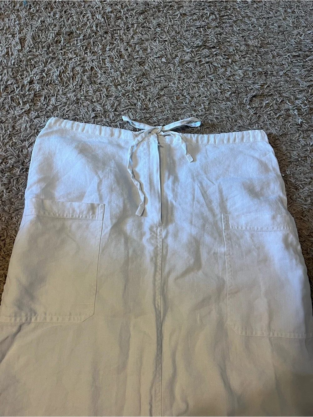 Grace de Lyon White Linno Maxi Skirt